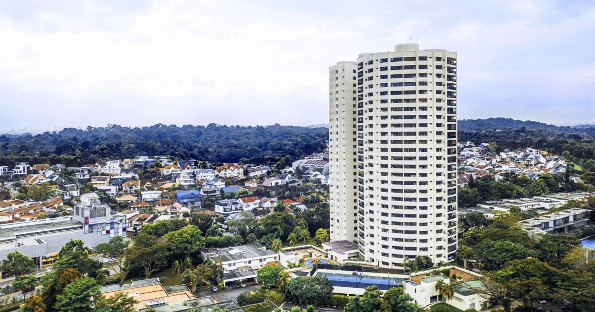 Former Thomson View Condominium — redeveloped as Thomson Reserve new launch condo, Bright Hill Drive Upper Thomson Singapore