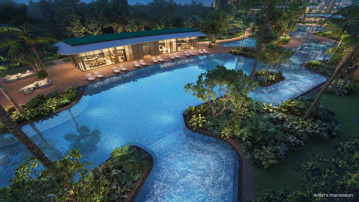 Thomson Reserve Canopy Lap Pool 50m and Hammock Cove — Upper Thomson District 20 Singapore