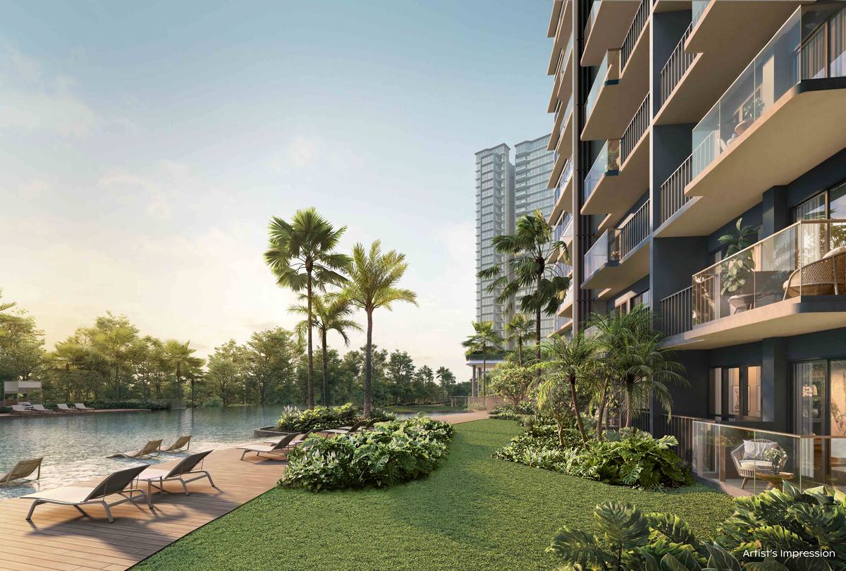 Thomson Reserve view from Private Enclosed Space (PES) — Upper Thomson skyline
